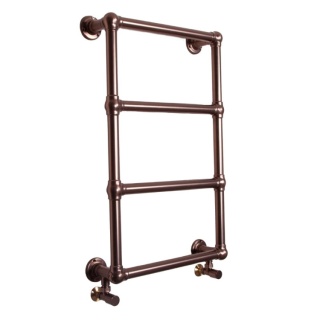 Bassingham Towel Rail 770mm x 500mm Brushed Bronze